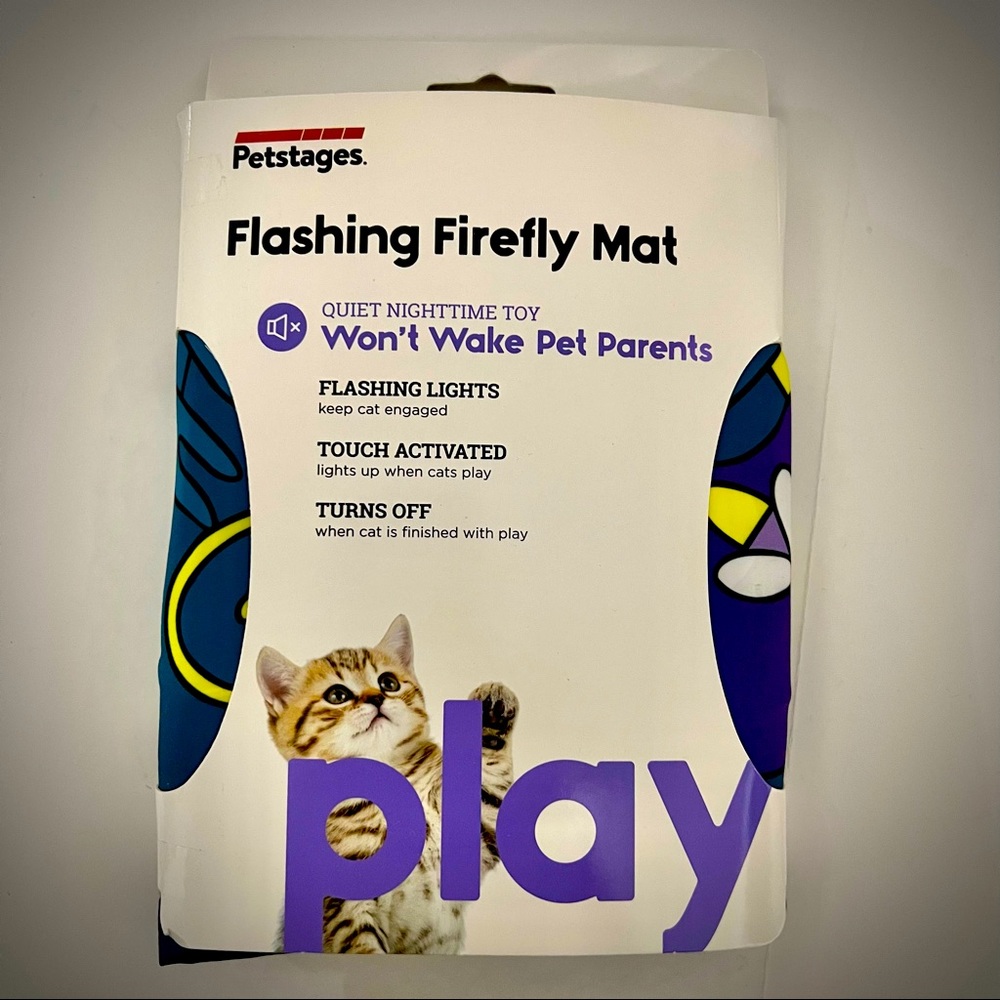 Petstages Flashing Firefly Play Mat for Cats Toy NEW!!
